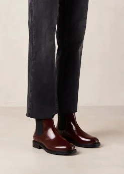 Lanz - Botines Chelsea Burdeos