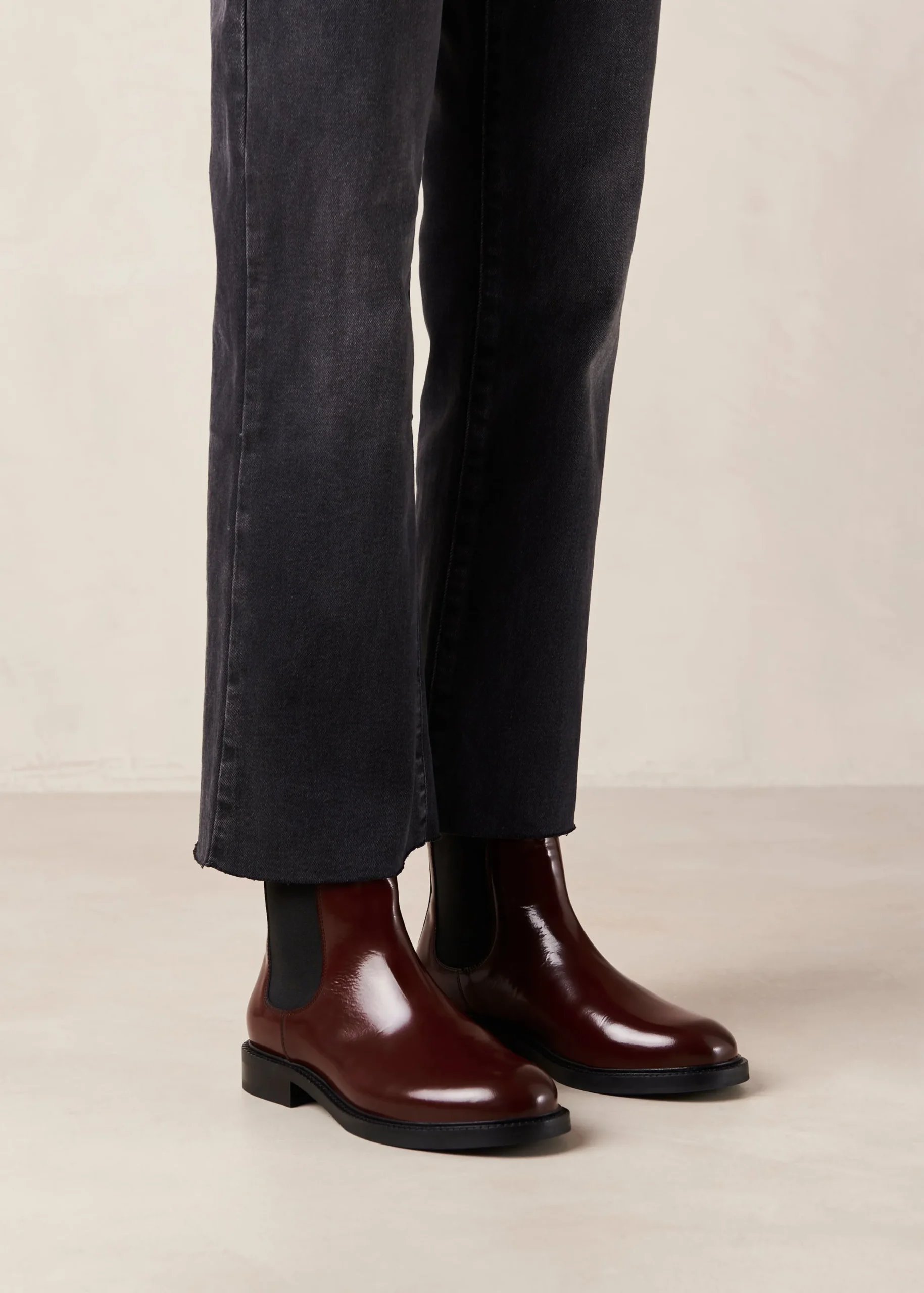 Lanz - Botines Chelsea Burdeos
