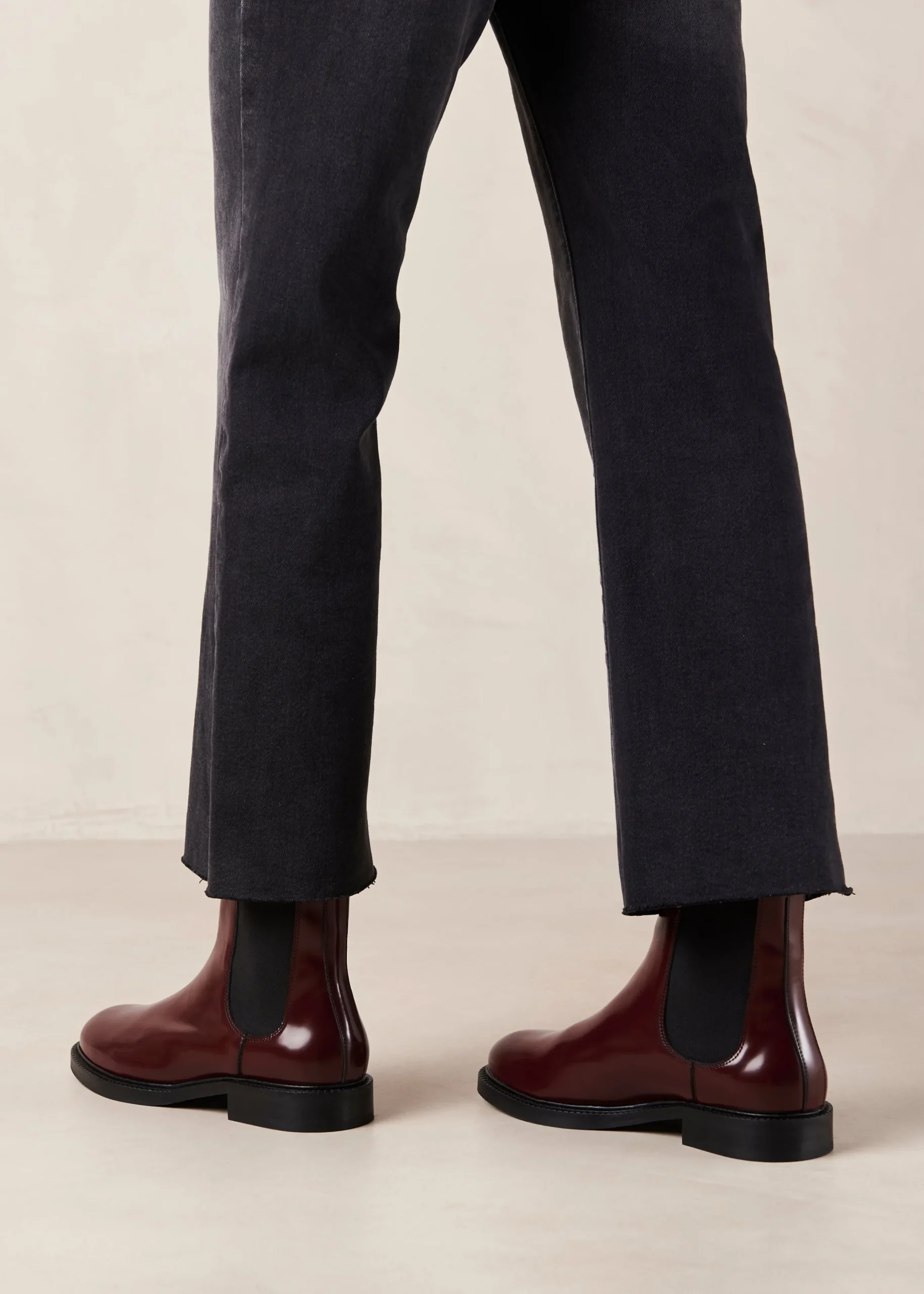 Lanz - Botines Chelsea Burdeos