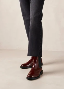 Lanz - Botines Chelsea Burdeos