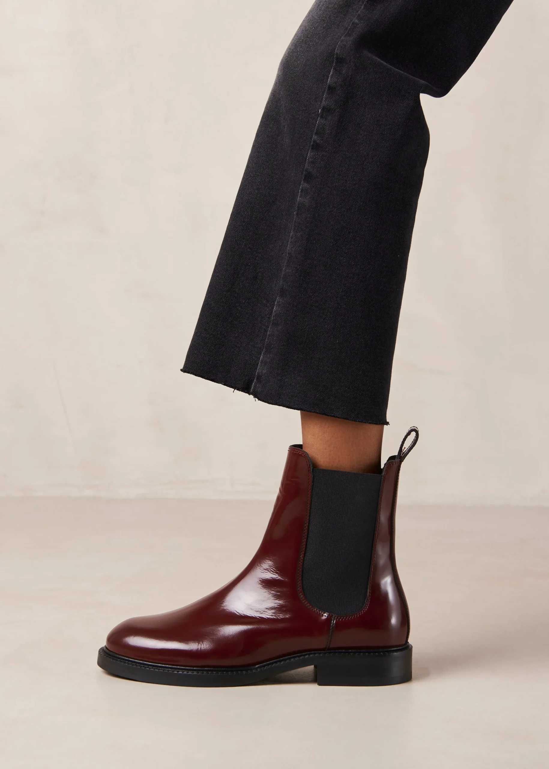Lanz - Botines Chelsea Burdeos