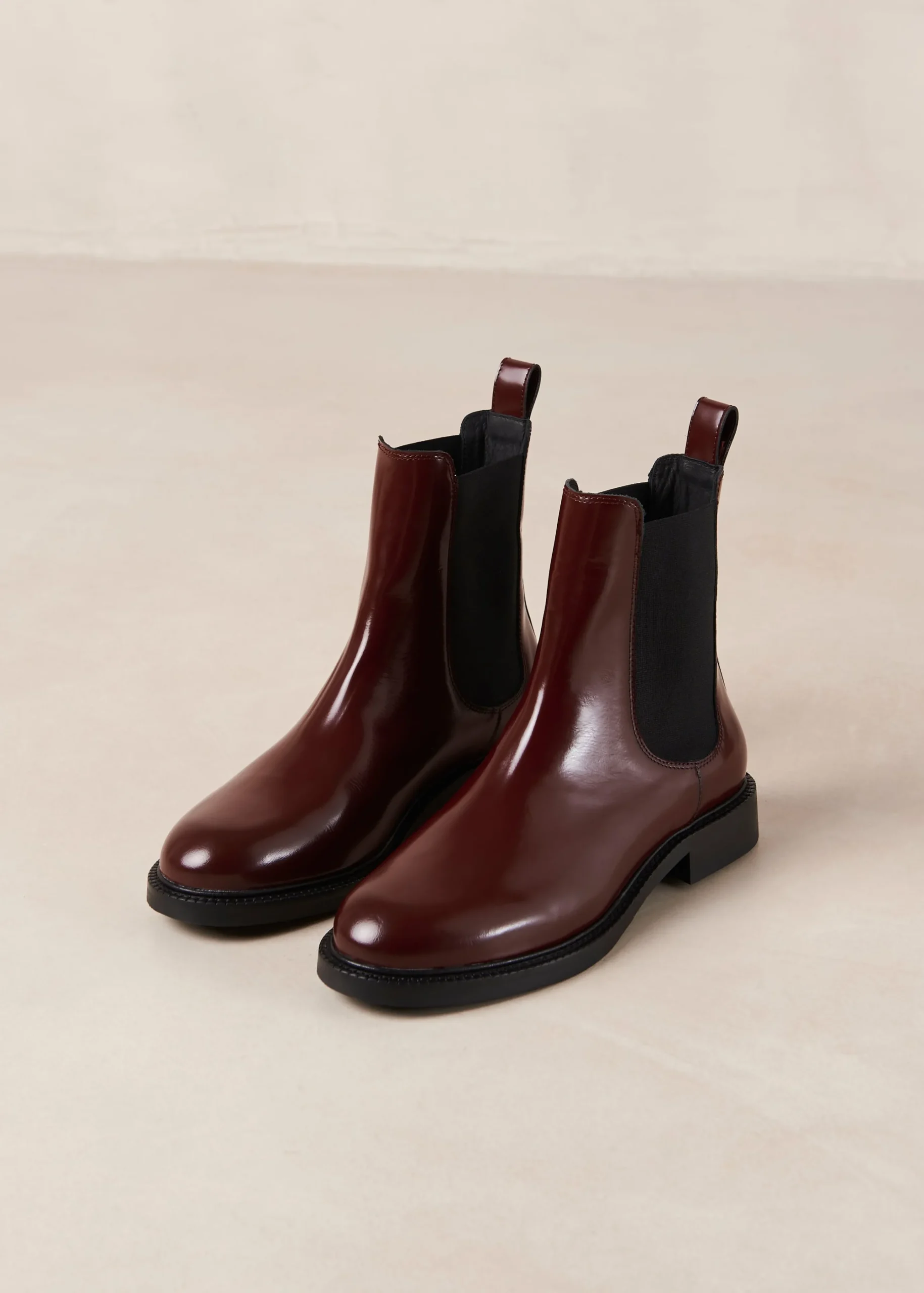 Lanz - Botines Chelsea Burdeos