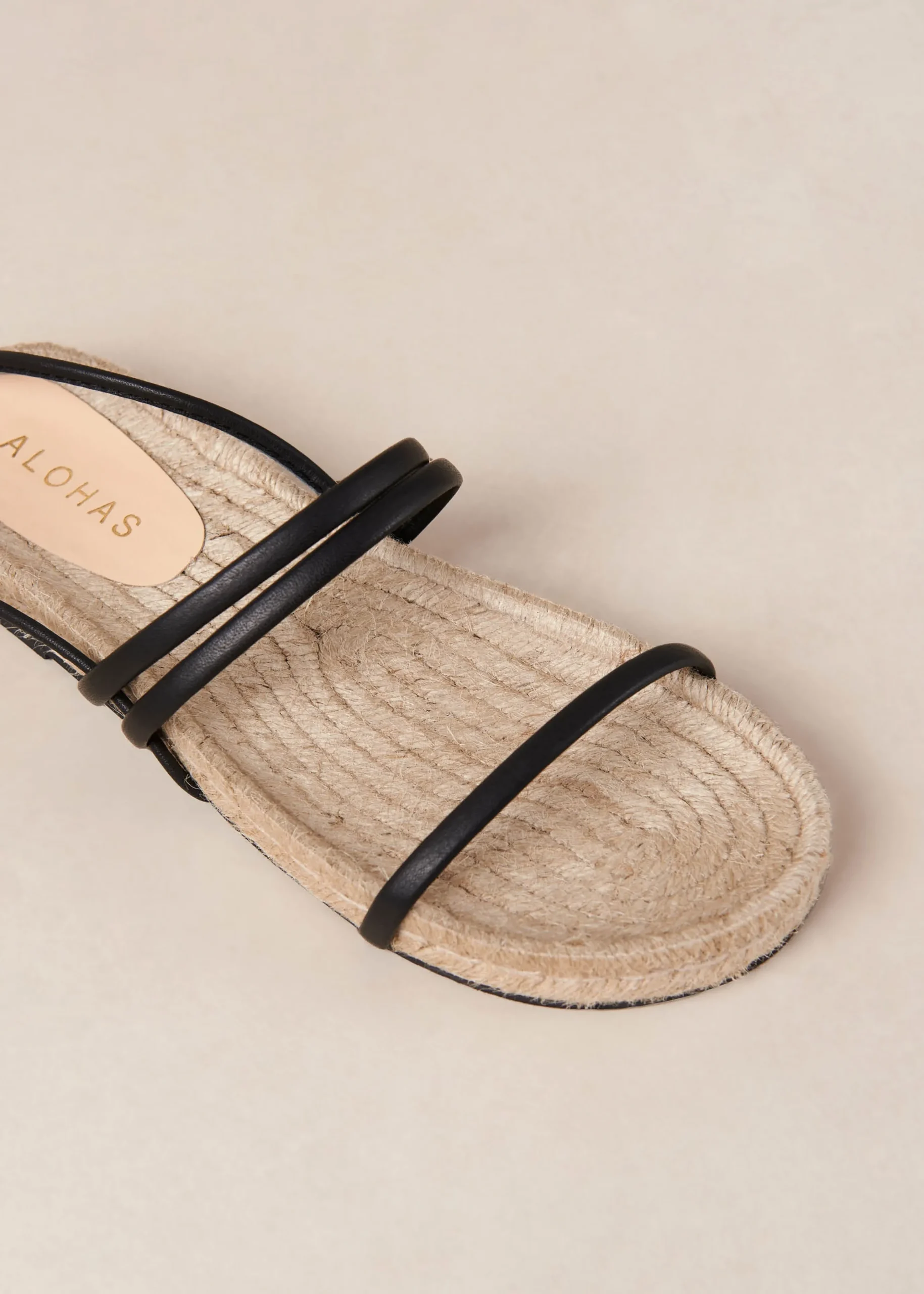 Leone Alli - Sandalias De Doble Tira En Crema