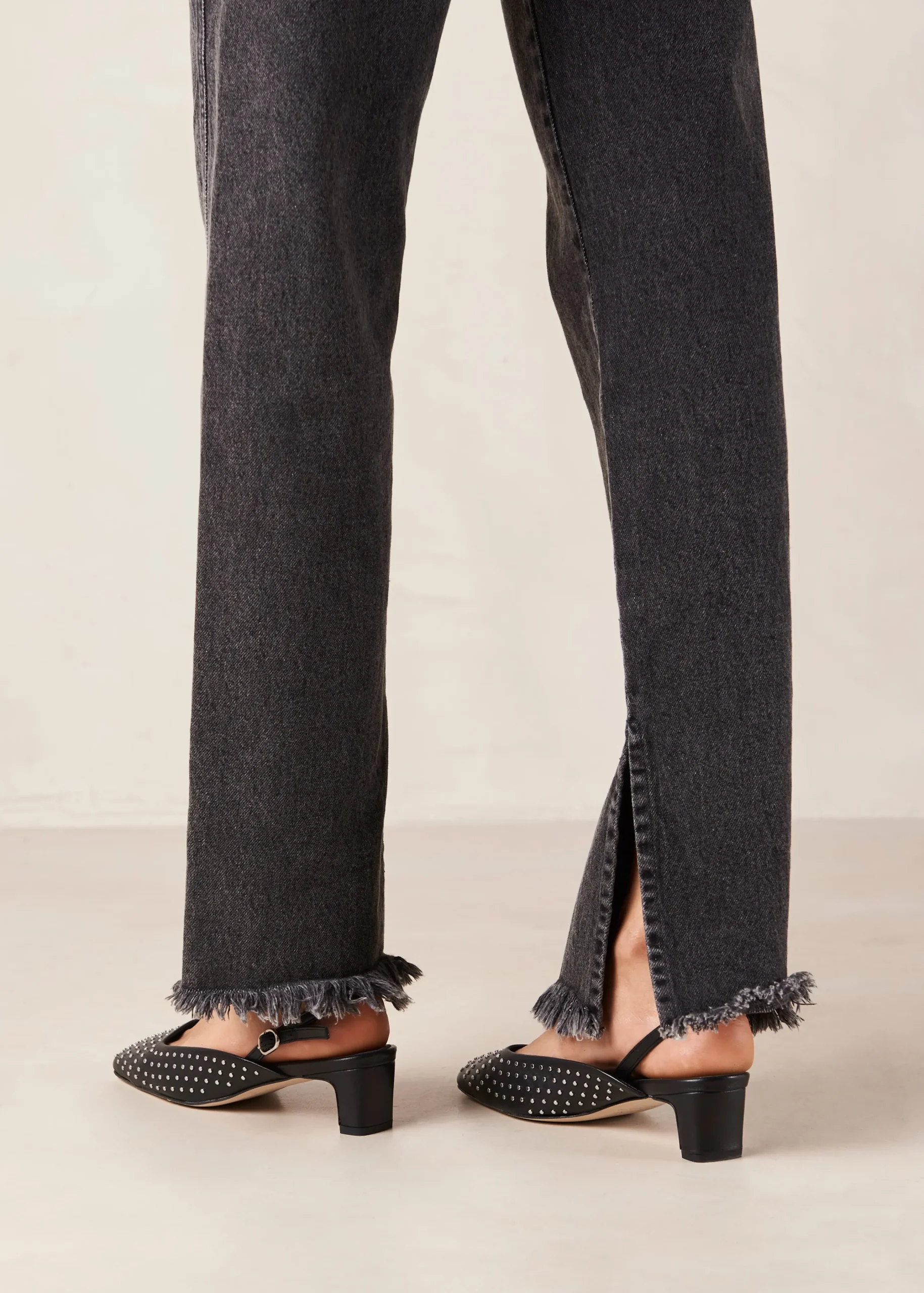 Lindy - Tacones De Cuero Negro