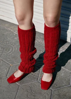 Lindy Bliss Tacones De Cuero Rojo