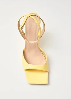 Liora Sandalias De Cuero Negro
