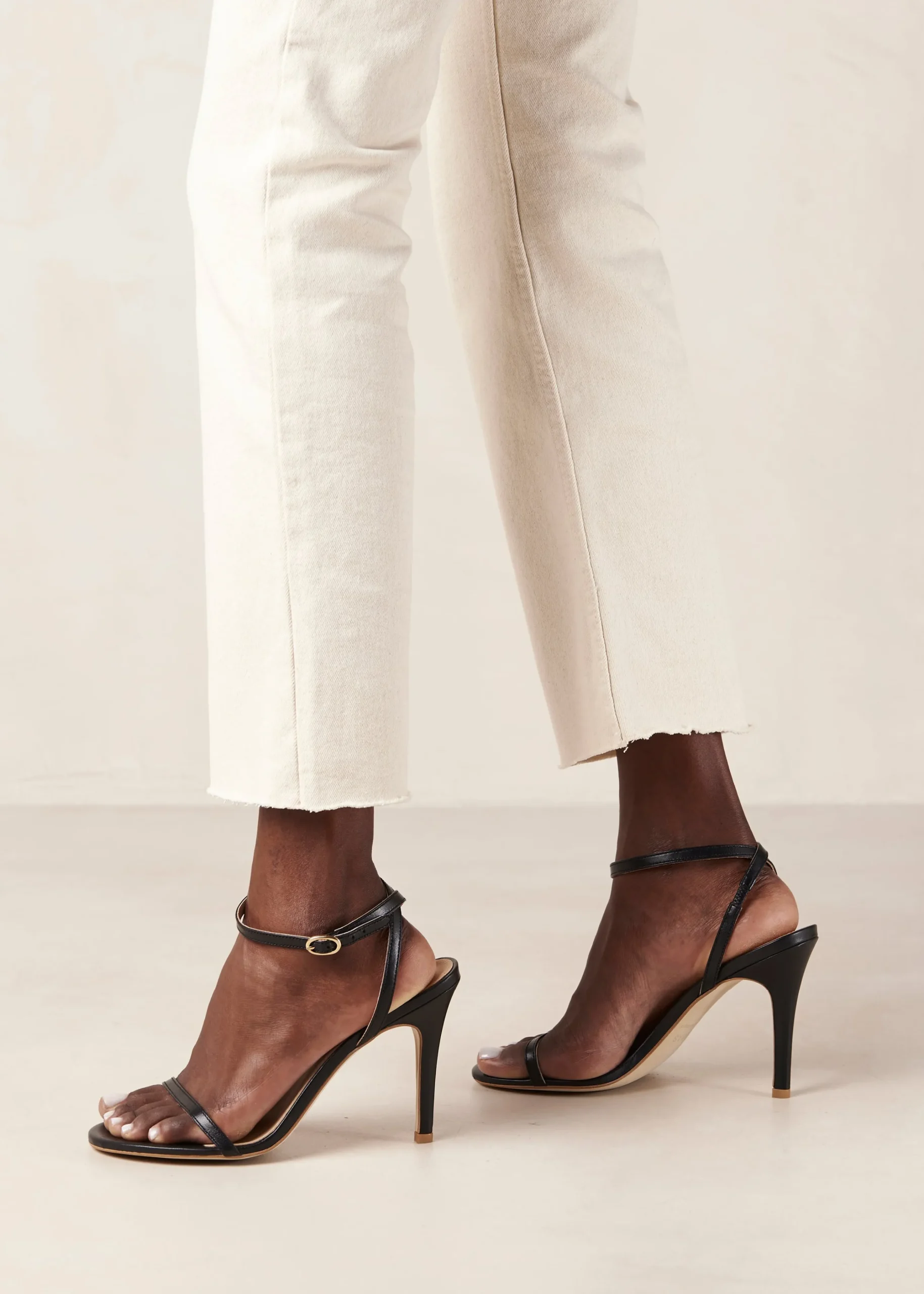 Lorelei - Sandalias Negras De Piel