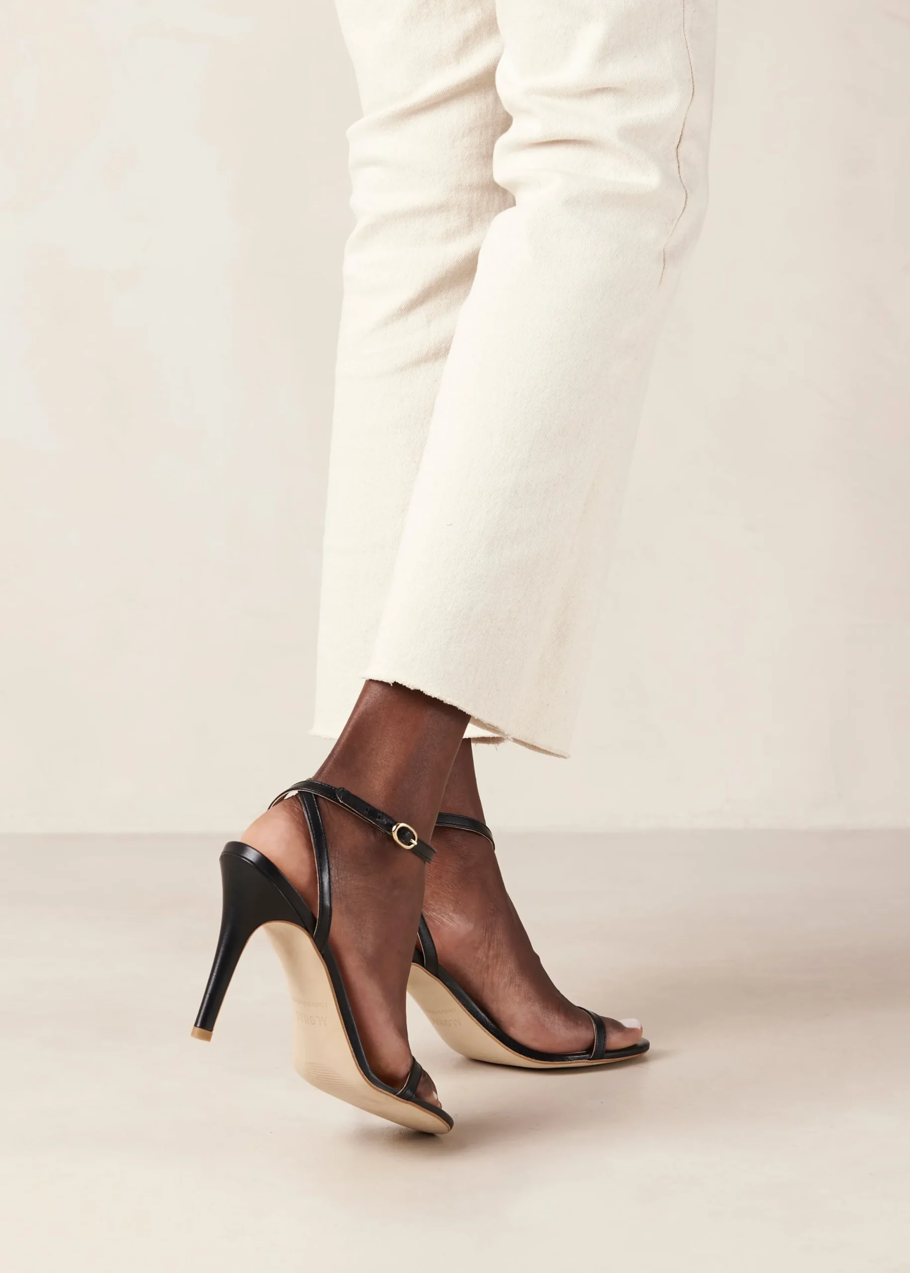 Lorelei - Sandalias Negras De Piel