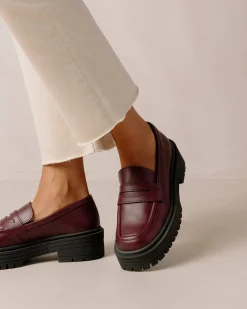 Mask - Mocasín Morado De Piel Vegana