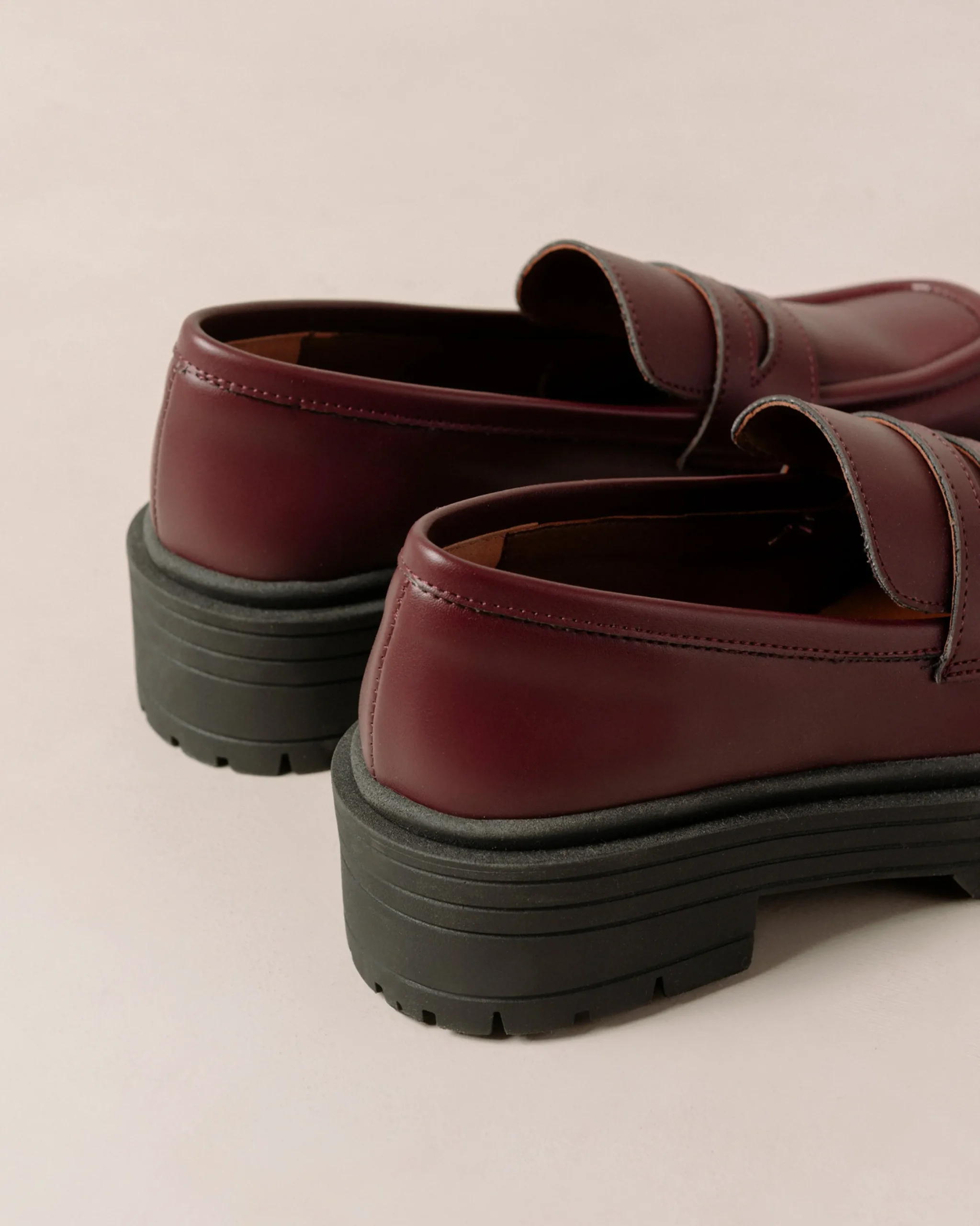 Mask - Mocasín Morado De Piel Vegana
