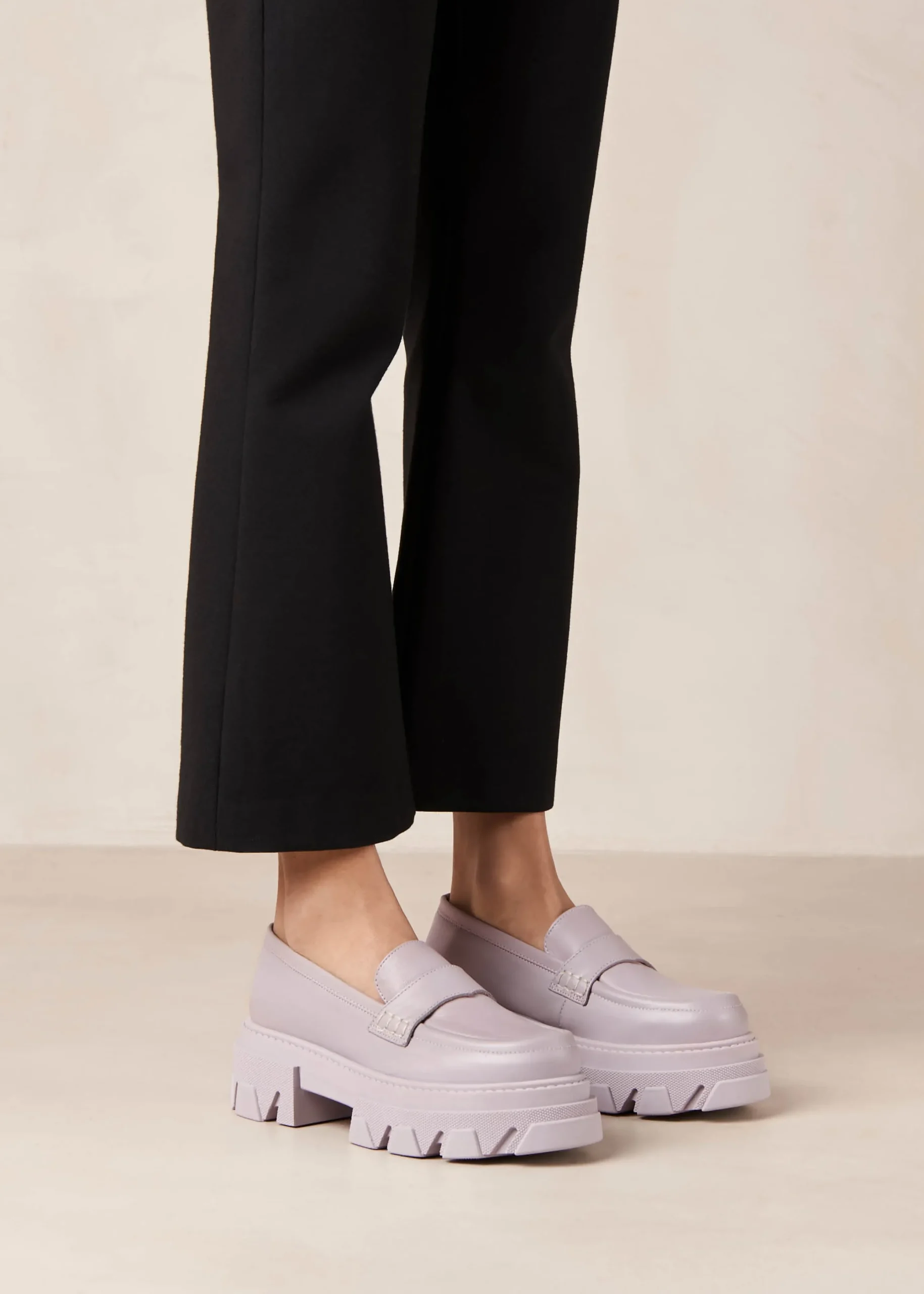 Mocasines De Cuero Lila Trailblazer