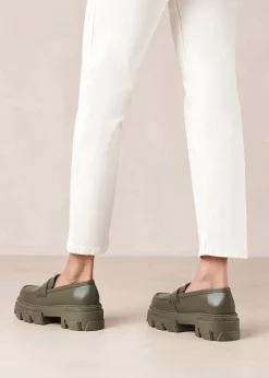 Mocasines De Cuero Verde Trailblazer