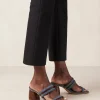 Myles Sandalias De Cuero Negro
