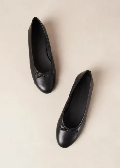 Oriana Bailarinas De Cuero En Color Crema