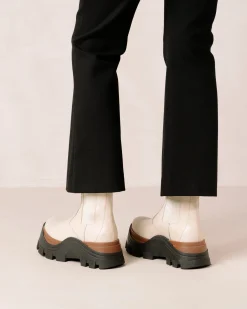 Phoenix Nutty - Botas Blancas De Piel