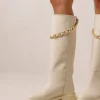 Pier - Botas De Piel Blancas