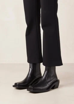 Ranch - Botas Negras De Piel