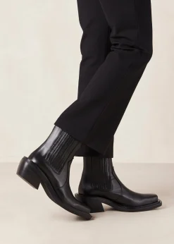 Ranch - Botas Negras De Piel