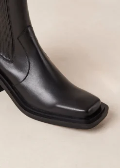 Ranch - Botas Negras De Piel