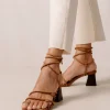 Rayna Sandalias De Cuero Beige