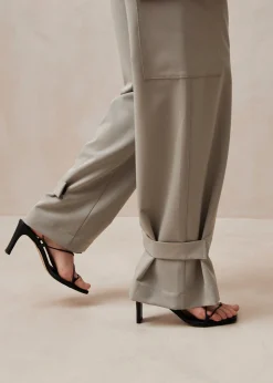 Rita - Pantalones Cargo Grises