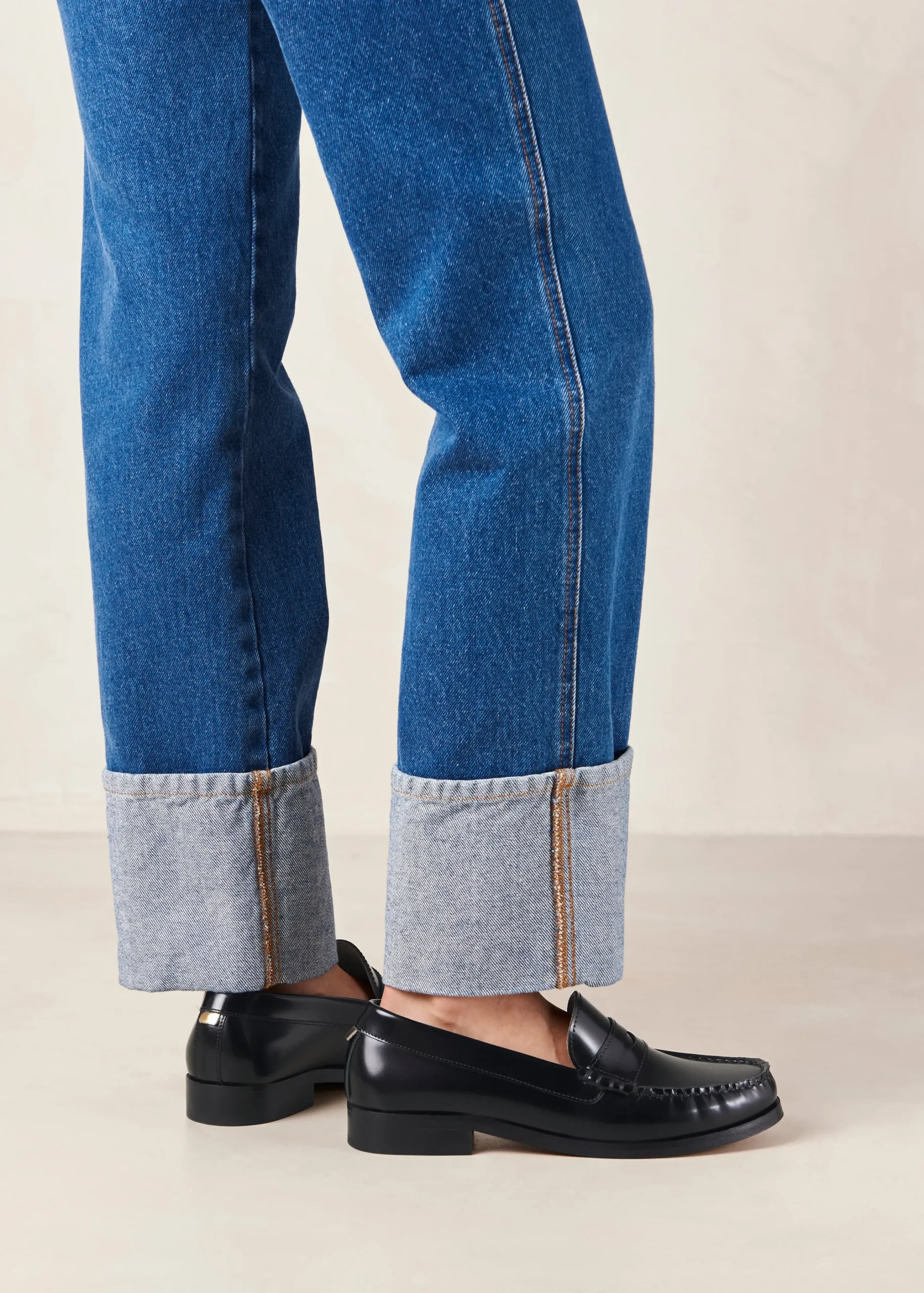 Rivet - Mocasines De Cuero Negro