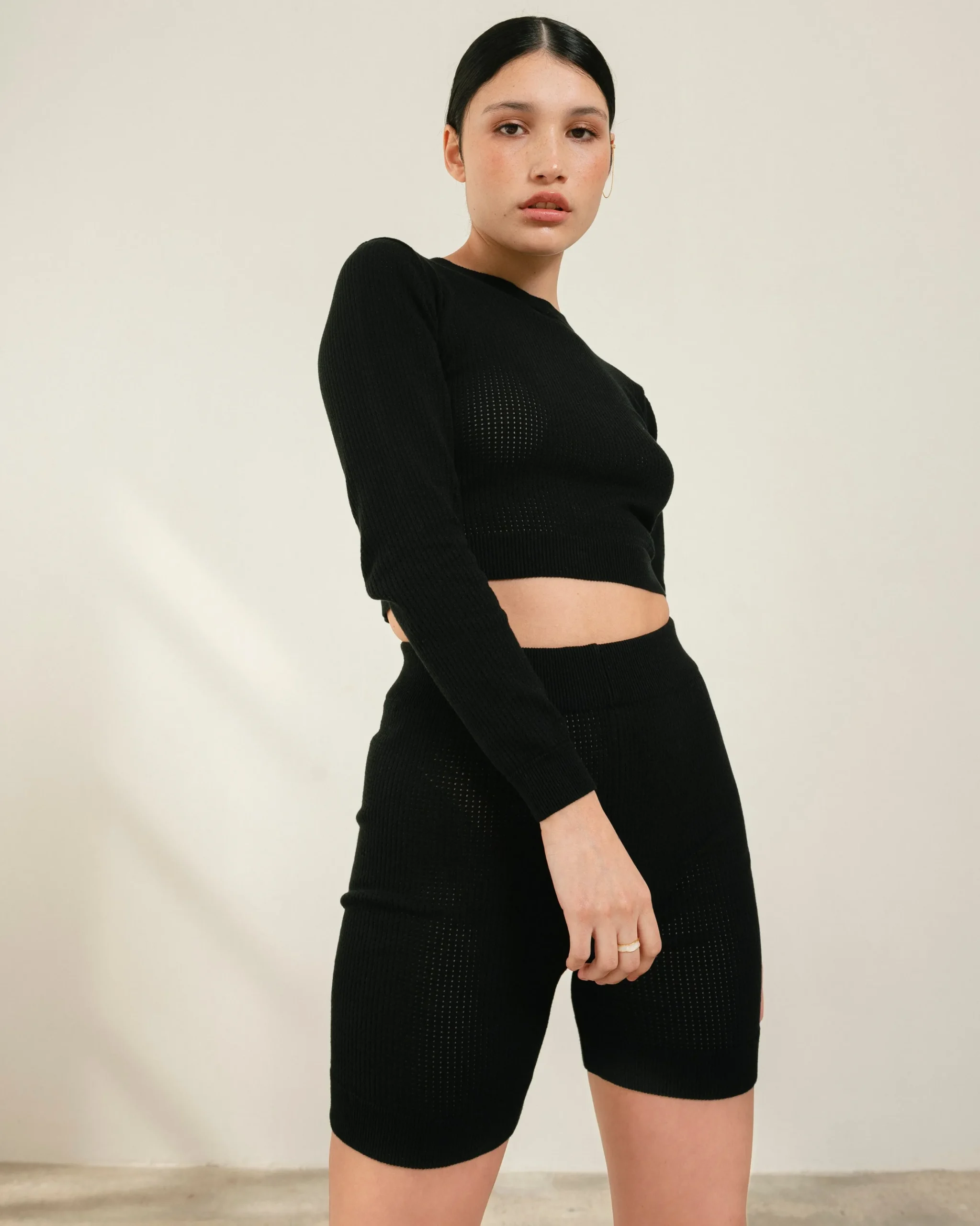 Rookie - Shorts De Punto Negros