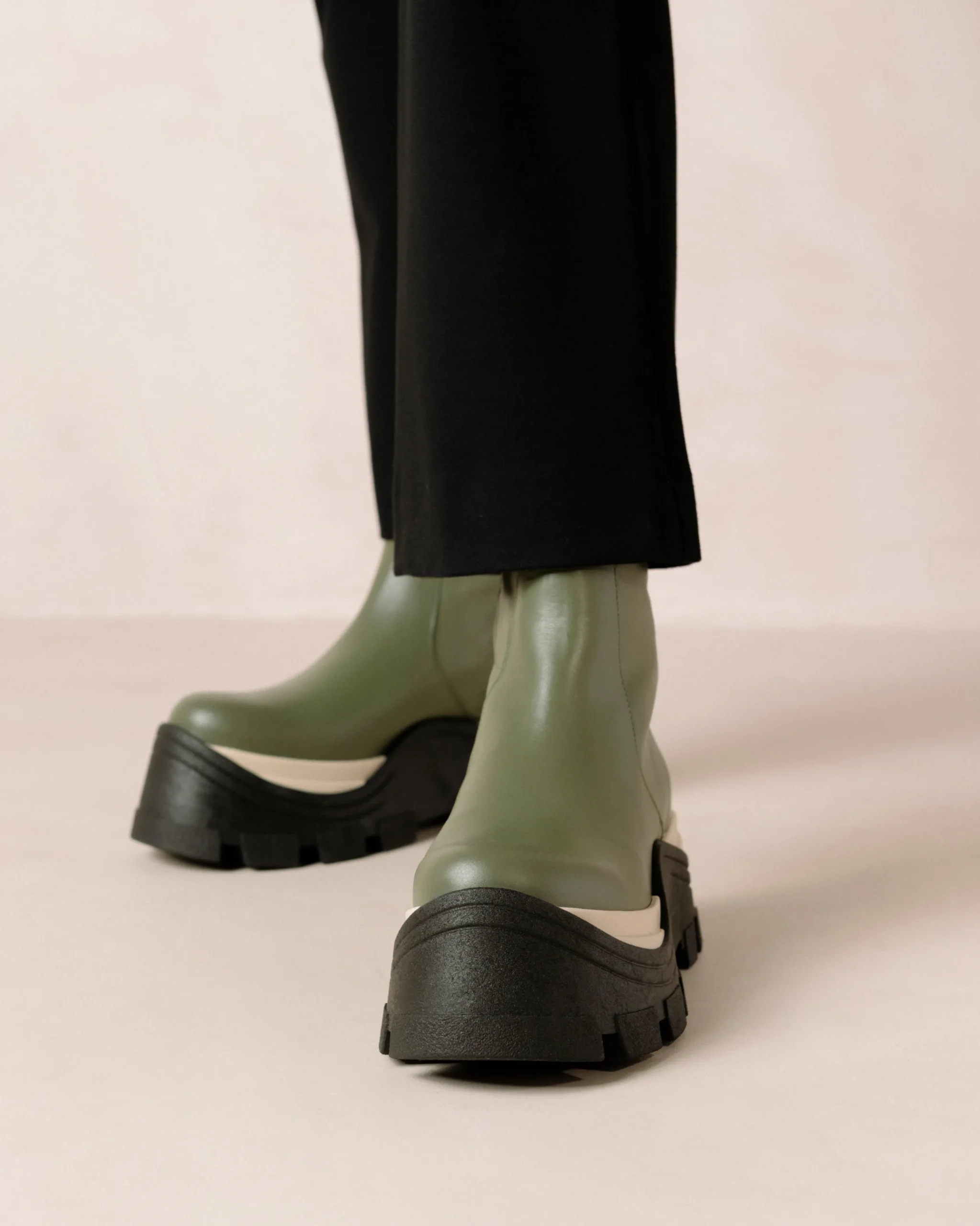 Sapphire Chess - Botas Verdes De Piel