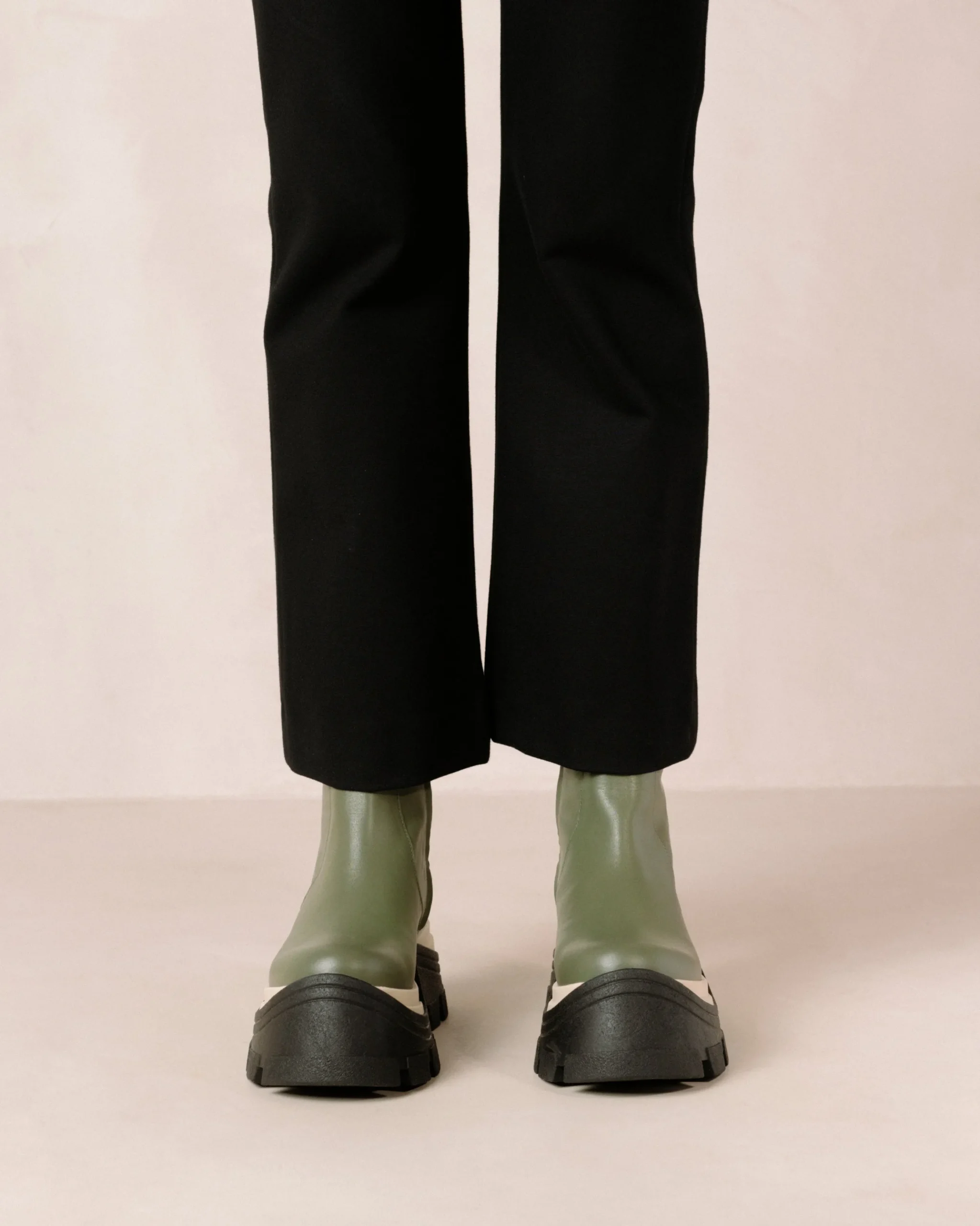 Sapphire Chess - Botas Verdes De Piel