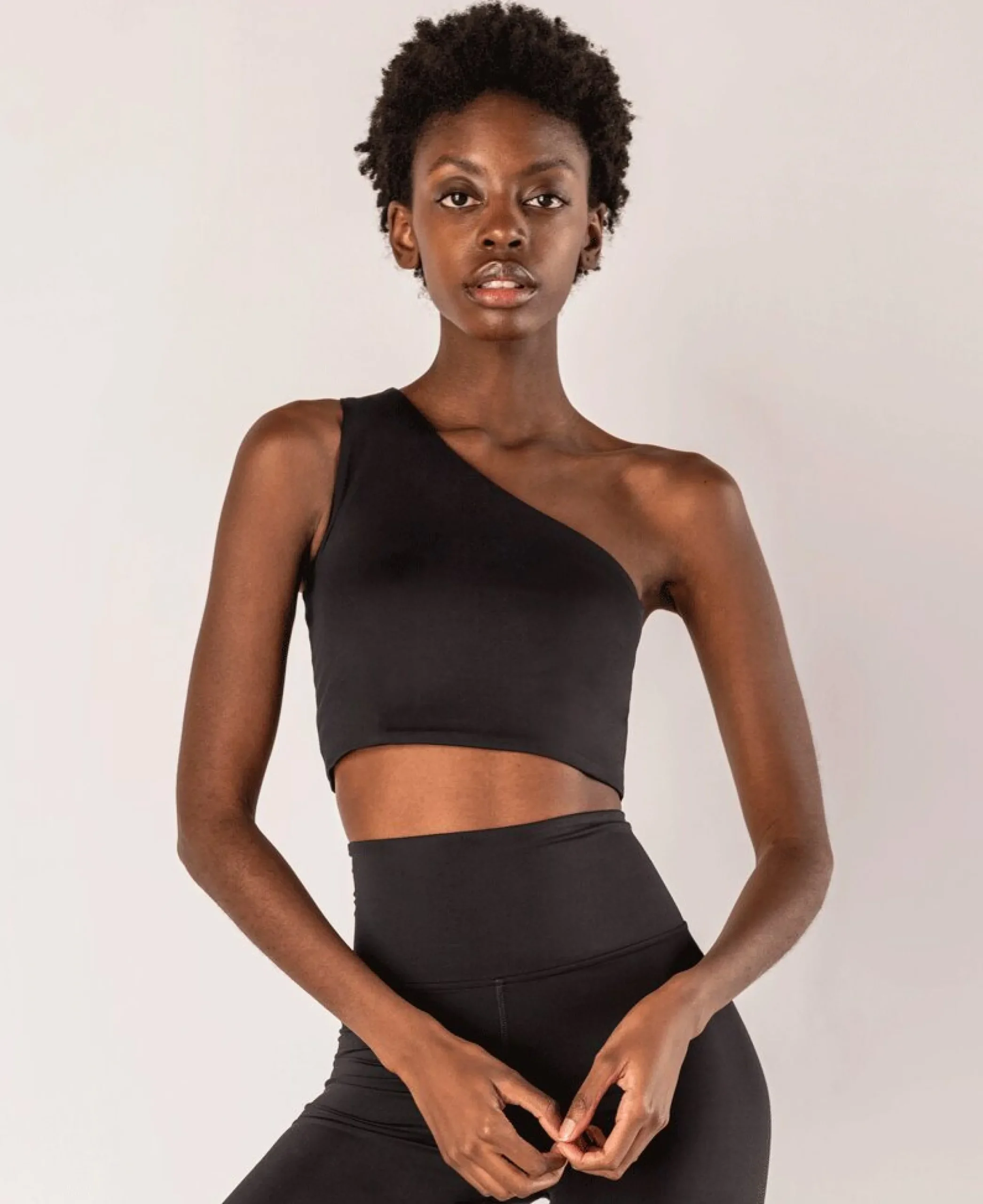 Shoulder Naked - Top Econyl Negro