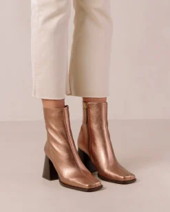 South Shimmer - Botines Metalizados De Piel