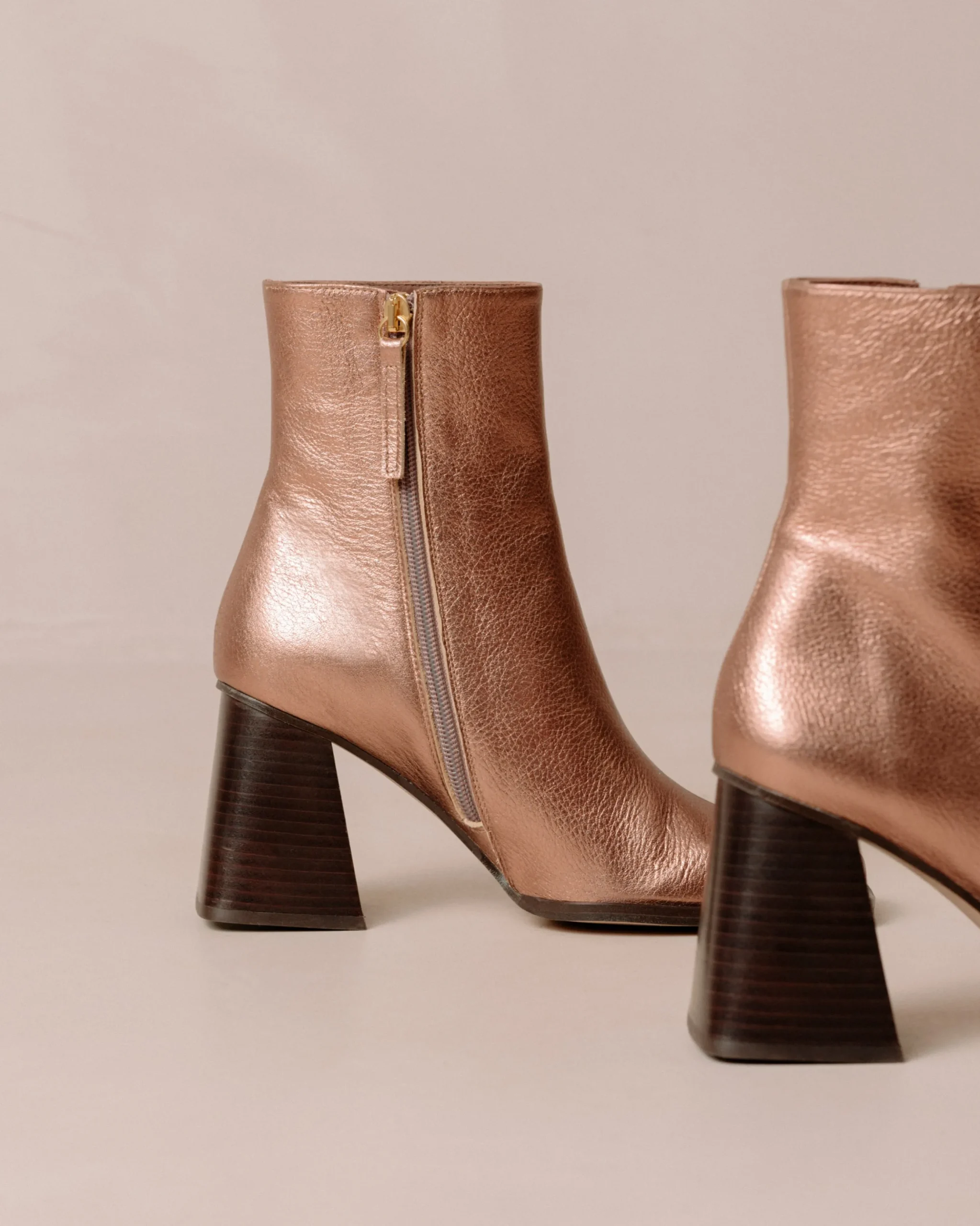 South Shimmer - Botines Metalizados De Piel