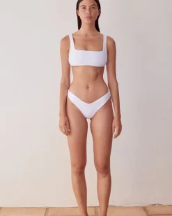 Sporty Spice - Top De Bikini De Econilo Blanco