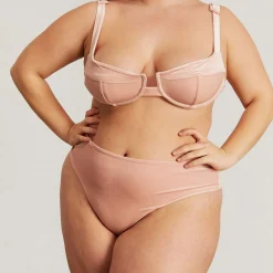 The Pentatgon - Braguita De Bikini De Terciopelo Rosa