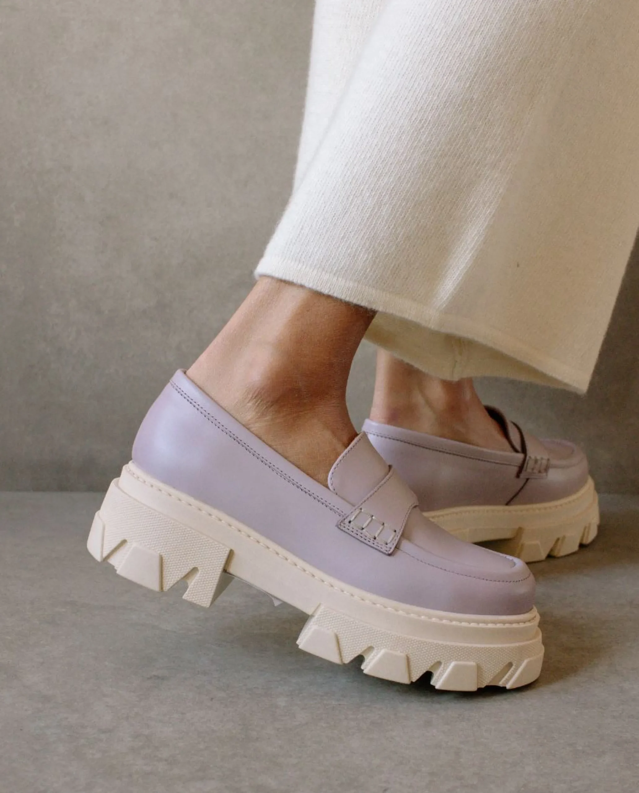 Trailblazer - Mocasines Malvas De Piel
