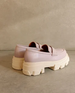 Trailblazer - Mocasines Malvas De Piel