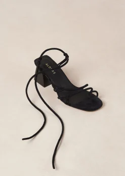 Trunca - Sandalias Negras De Piel