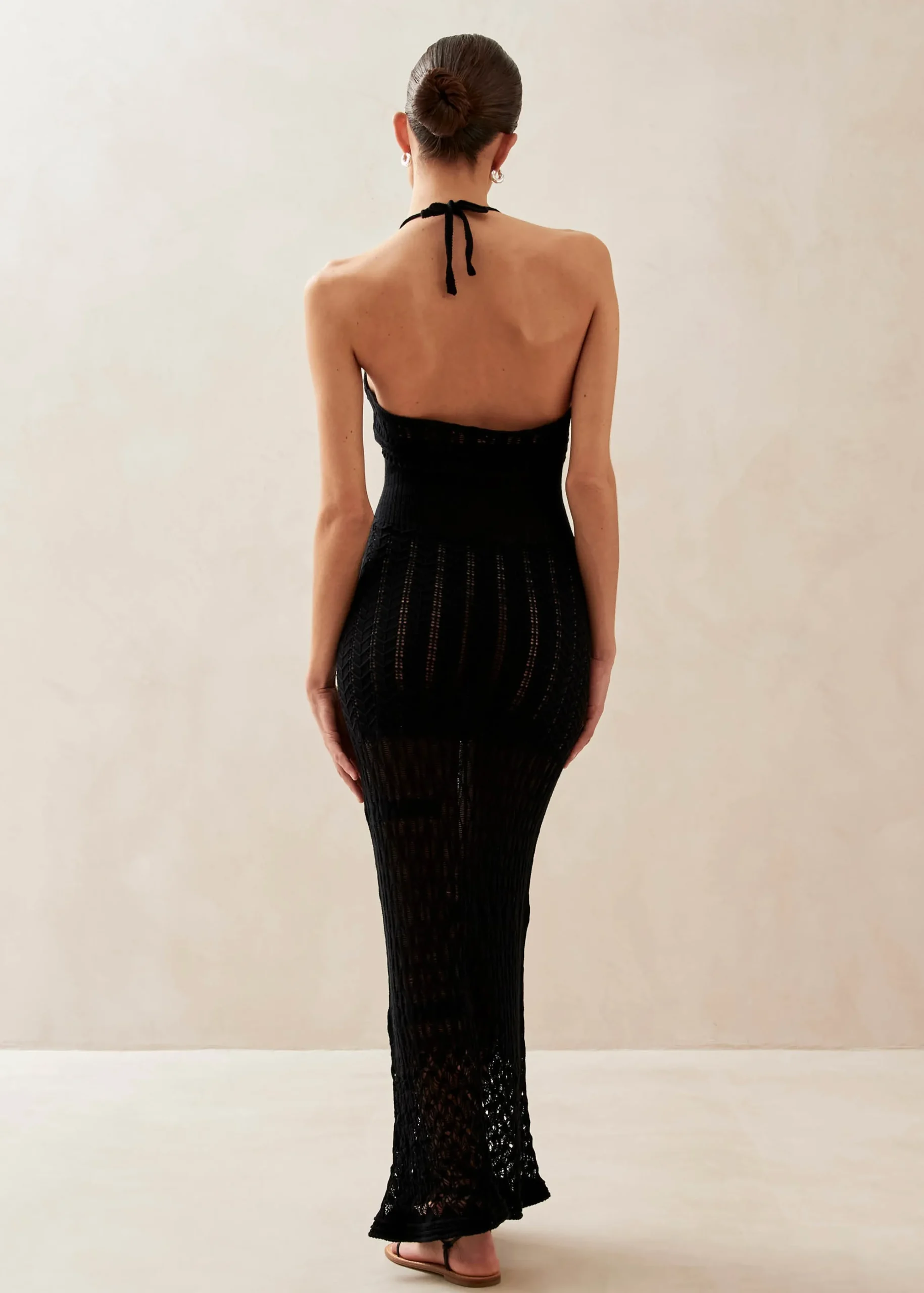 Vestido Maxi Negro Gabrielle