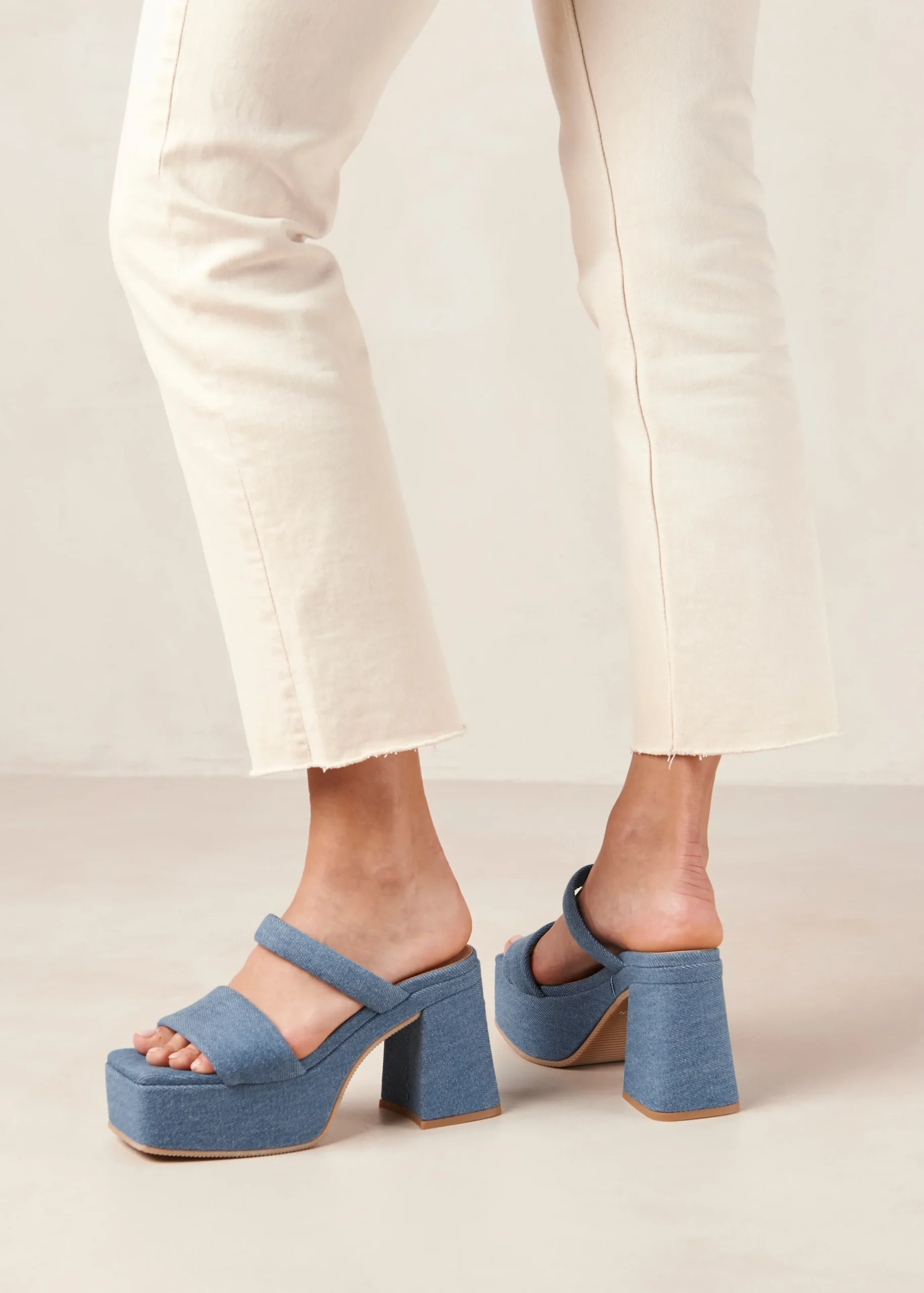 Viviana - Sandalias Azules Vaqueras