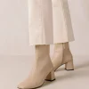 Watercolor - Botas De Piel Vegana Beige