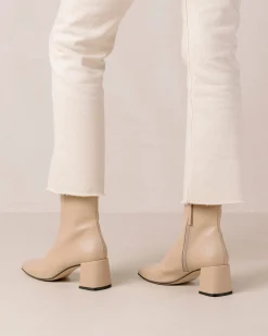 Watercolor - Botas De Piel Vegana Beige
