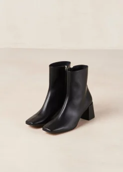Watercolor - Botas De Piel Vegana Negras