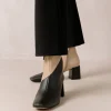 Watercolor - Botas Negras Y Beige De Piel Vegana