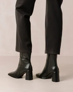 West - Botas De Piel Negras