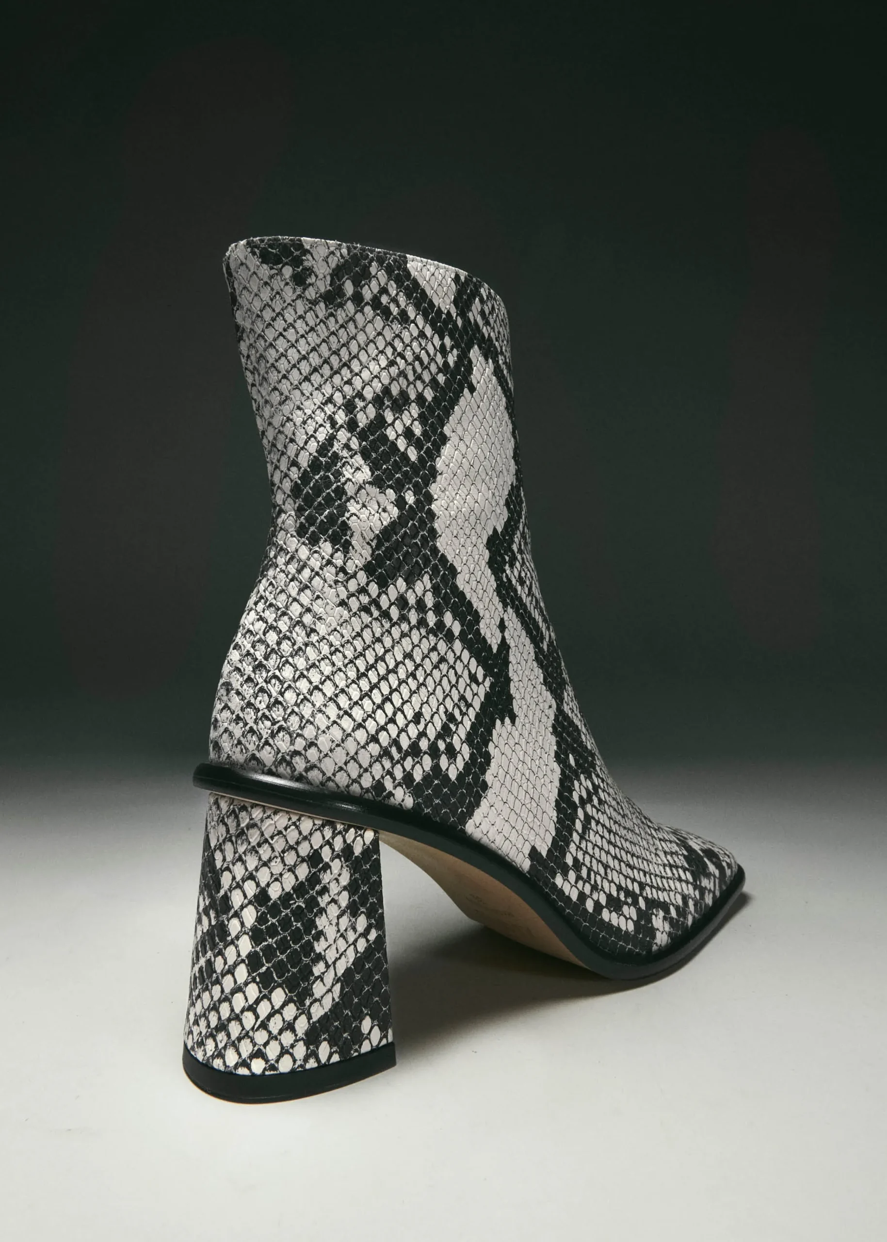 West Indo Botines De Cuero Gris
