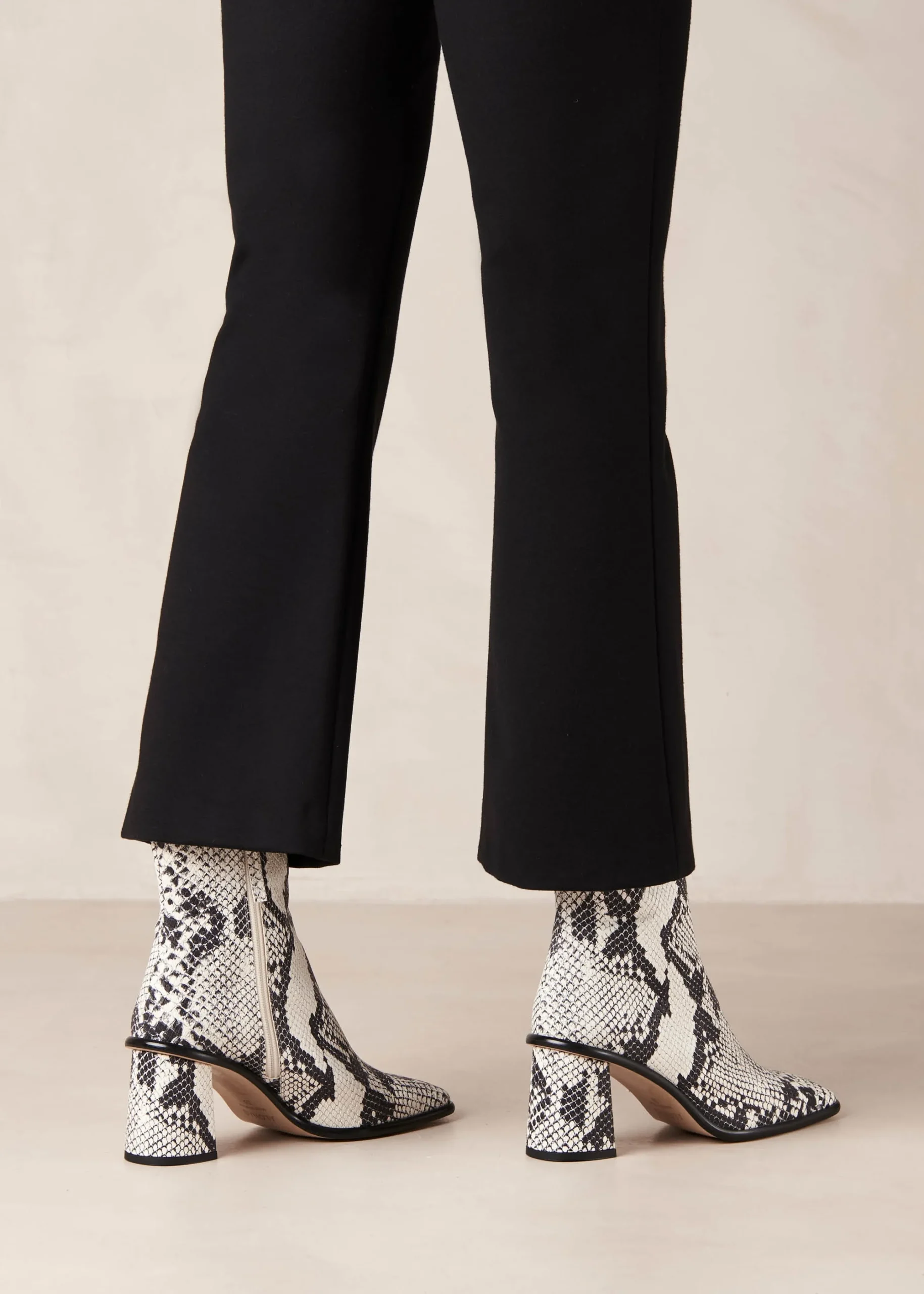 West Indo Botines De Cuero Gris