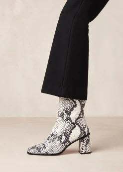 West Indo Botines De Cuero Gris