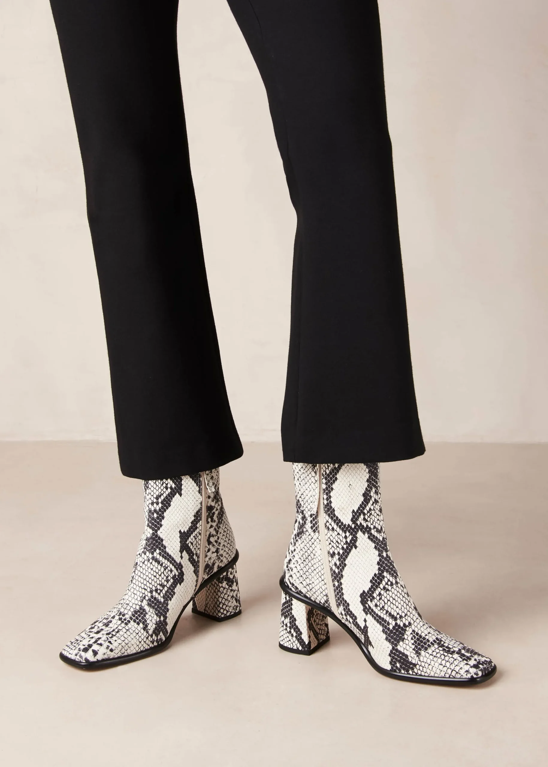 West Indo Botines De Cuero Gris