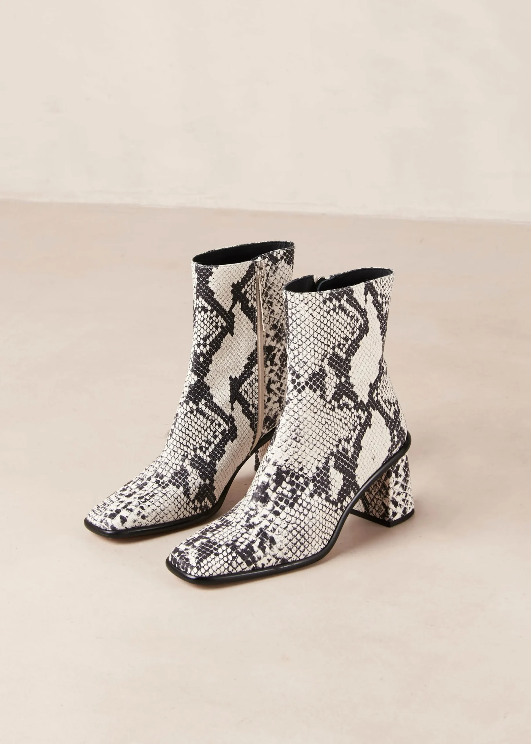 West Indo Botines De Cuero Gris