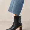 West Vintage - Botas Negras De Piel